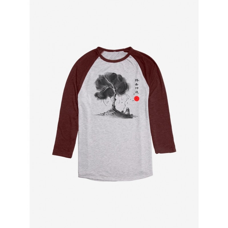 Big Sale Avatar: The Last Airbender Iroh Leaves From The Vine Raglan $9.25 Raglans